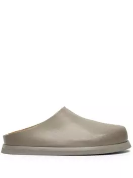 Кожаные мокасины Marsll Accom, серый