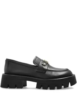 Кожаные мокасины на толстой подошве Michael Michael Kors, черный