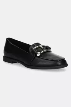 Кожаные мокасины Nuvola Loafer Furla, черный