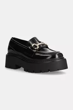 Кожаные мокасины Occupy Steve Madden, черный