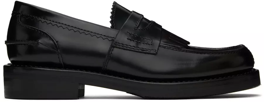 Кожаные мокасины OUR LEGACY, черный