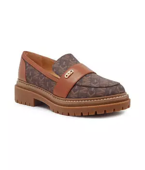 Кожаные мокасины Parker Lug Michael Kors, коричневый