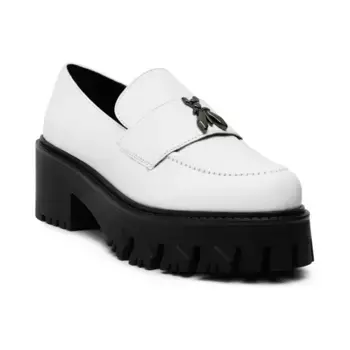 Кожаные мокасины Patrizia Pepe, белый