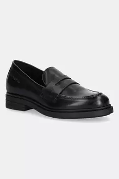 Кожаные мокасины Paula Marc O'Polo, черный