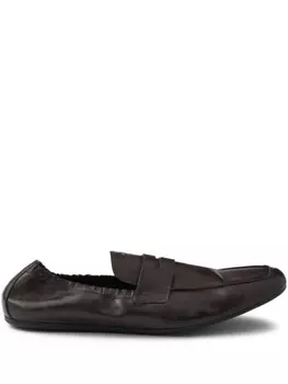 Кожаные мокасины Prada Shuffle, коричневый