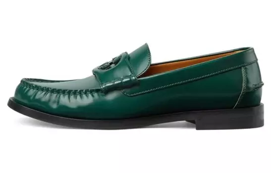 Кожаные мокасины с отделкой Horsebit Gucci