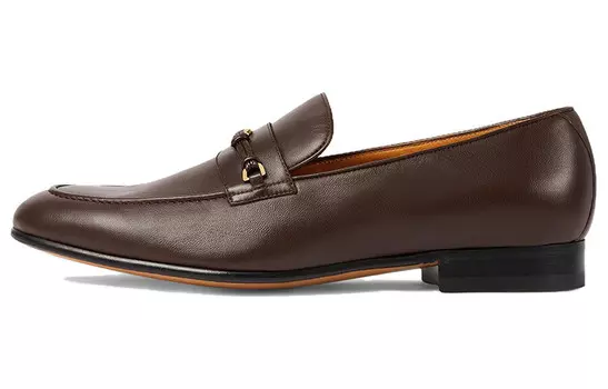 Кожаные мокасины с переплетенными буквами G Gucci