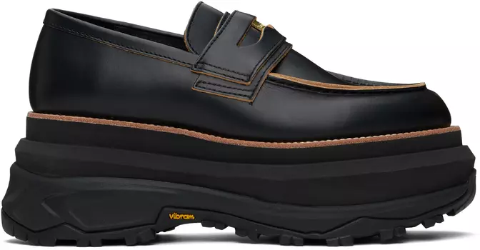 Кожаные мокасины sacai