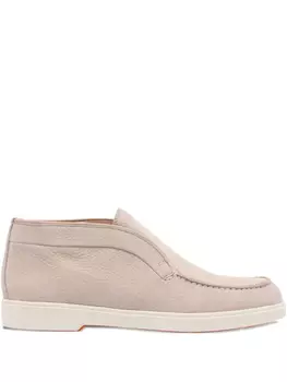 Кожаные мокасины Santoni, розовый