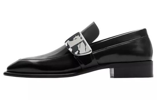 Кожаные мокасины Shield Burberry