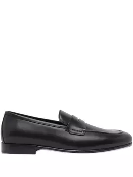 Кожаные мокасины Stuart Weitzman, черный