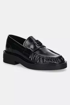 Кожаные мокасины TJW Origin Loafer Tommy Jeans, черный