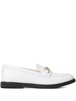 Кожаные мокасины TWINSET Kids, белый