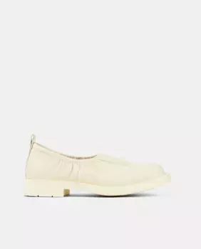 Кожаные мокасины унисекс с эластичной посадкой camperlab, белый