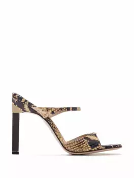 Кожаные мюли Adele The ATTICO, мультиколор