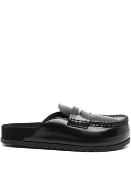 Кожаные мюли Ash, черный