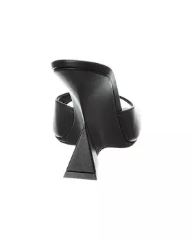 Кожаные мюли Attico Cheope The Attico, черный