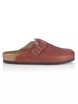 Кожаные мюли Boston стандартного кроя Birkenstock, коричневый