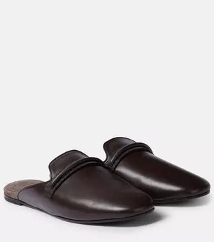 Кожаные мюли Brunello Cucinelli, Testa Moro