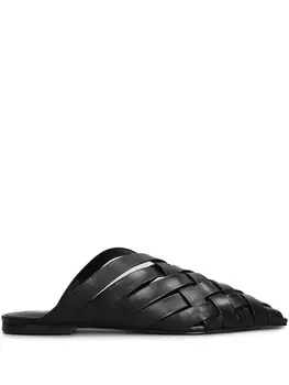 Кожаные мюли CARRANO, черный