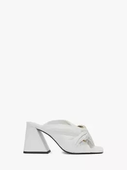 Кожаные мюли chain twist JW Anderson, белый