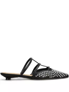 Кожаные мюли Chantal, черный