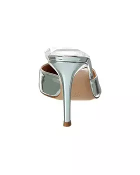 Кожаные мюли Gianvito Rossi Jaipur 85, серебро