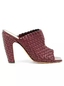 Кожаные мюли Intrecciato 100MM Bottega Veneta