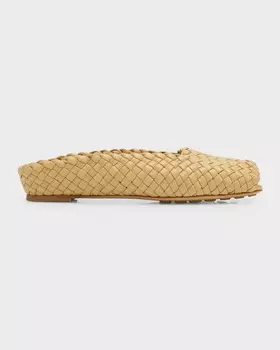 Кожаные мюли Intrecciato на плоской подошве Bottega Veneta