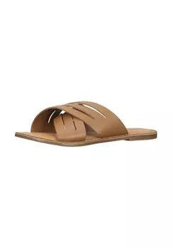 Кожаные мюли KicKers, цвет Camel