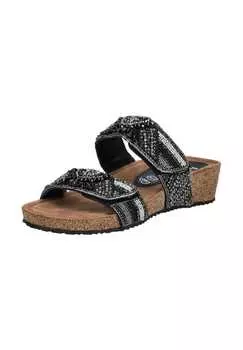 Кожаные мюли Lazamani, черный