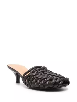 Кожаные мюли Marsll Spilla 45 мм, коричневый