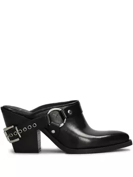 Кожаные мюли Metisse, черный