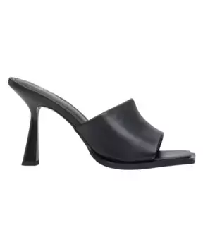 Кожаные мюли на шпильке Estro, черный