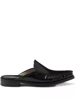 Кожаные мюли Prada, черный