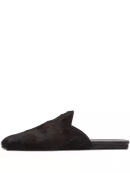 Кожаные мюли Prada, коричневый