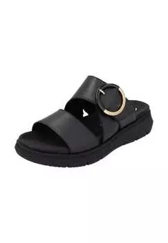 Кожаные мюли Remonte, черный