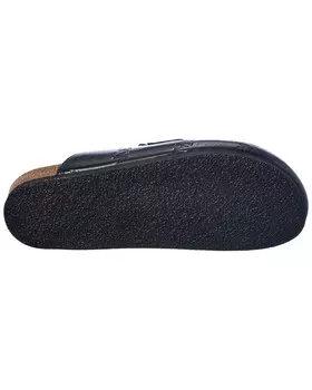 Кожаные мюли с логотипом JW Anderson, черный