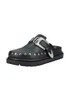 Кожаные мюли Steve Madden, черный
