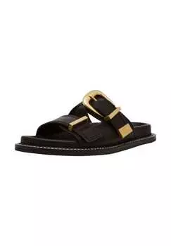 Кожаные мюли Steve Madden, черный