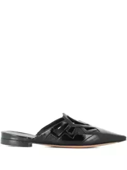 Кожаные мюли Tassinari, черный