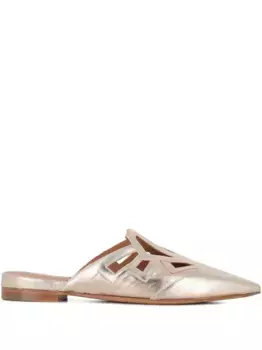 Кожаные мюли Tassinari, золотой