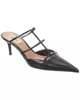 Кожаные мюли Valentino Rockstud Wispy 50, черный
