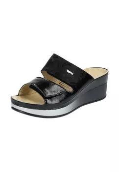 Кожаные мюли ViTAL, черный