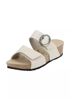 Кожаные мюли ViTAL, песочный