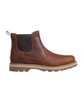 Кожаные мужские ботинки на резиновой подошве Timberland, коричневый