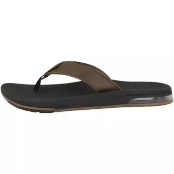 Кожаные мужские шлепанцы Fanning Low REEF, коричневый