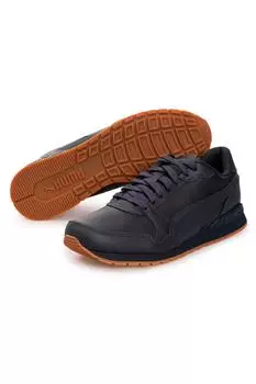 Кожаные мужские спортивные кроссовки St Runner V3 38485515 Puma, темно-синий