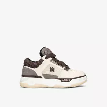 Кожаные низкие кеды ma-1 на толстой подошве Amiri, коричневый