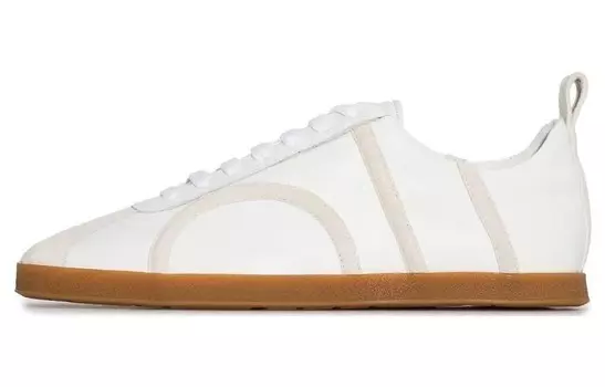 Кожаные низкие кеды Toteme